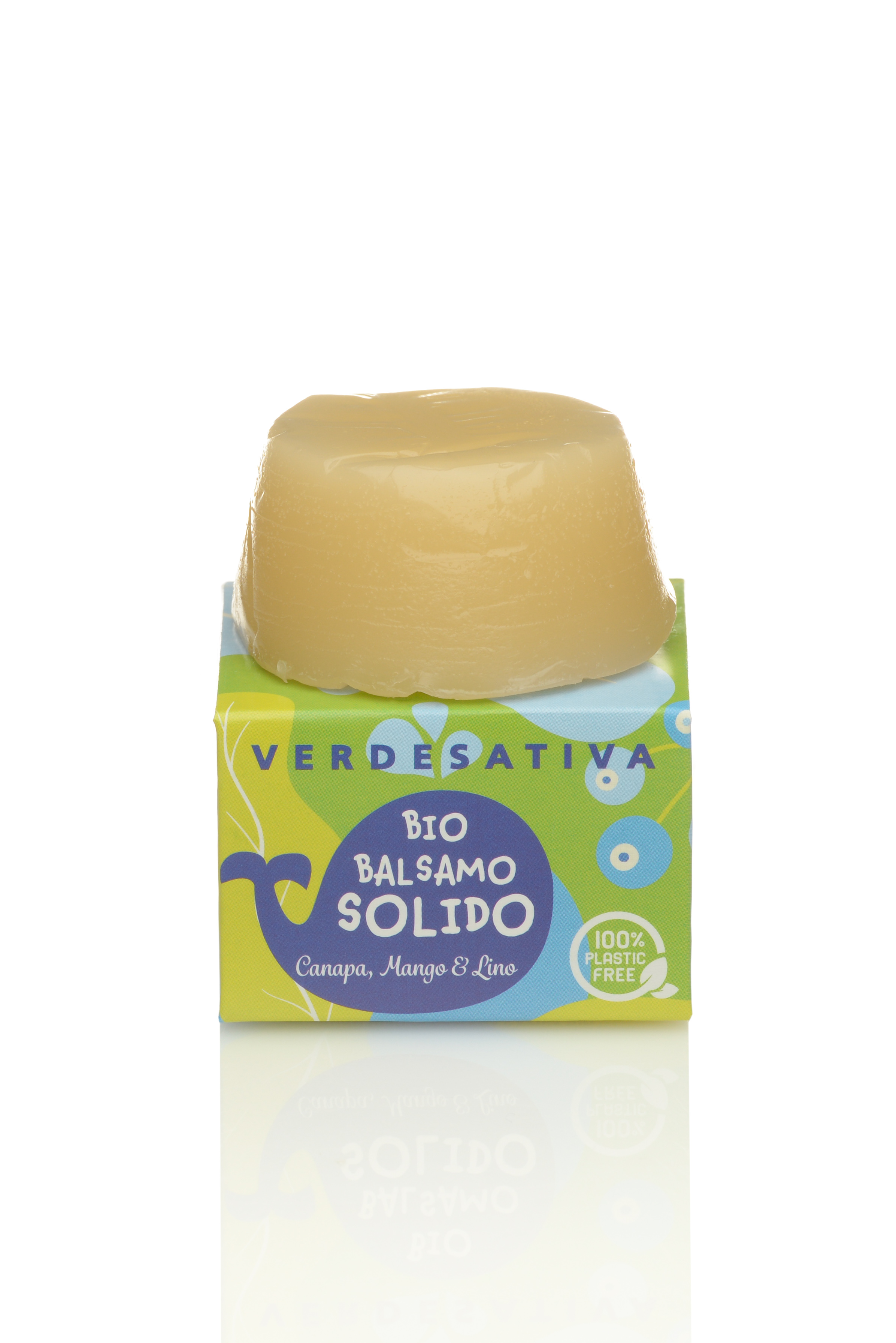 Bio Balsamo solido Canapa, Mango e Lino - gr. 40